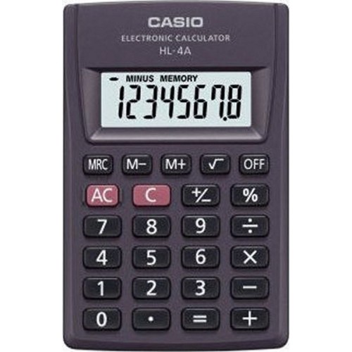 ΑΡΙΘΜΟΜΗΧΑΝΗ CASIO HL-4A ΜΑΥΡΟ